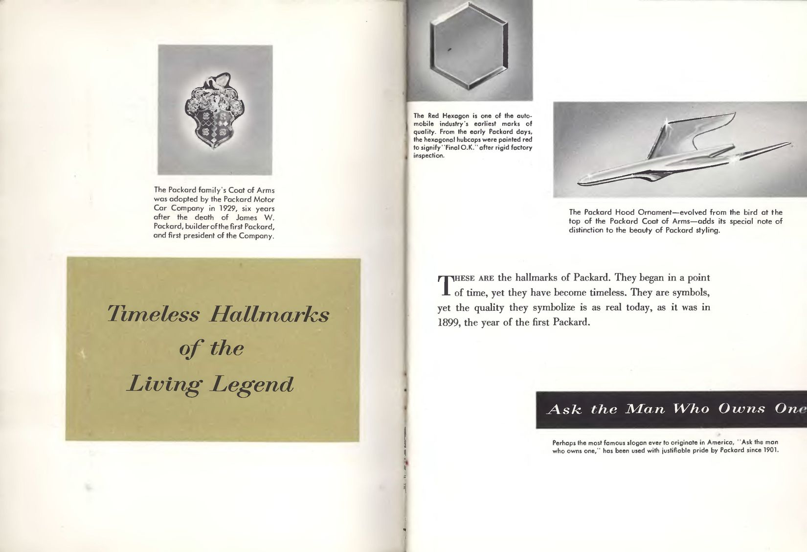 1956 Packard Legend Folder Page 1